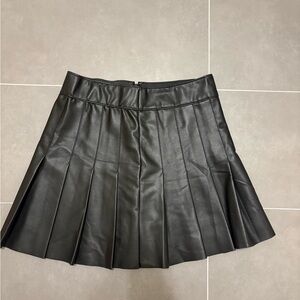 Abercrombie Vegan Leather Skirt